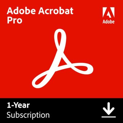 Adobe Acrobat Professional DC 2024| PDF converter | 12-month Subscription with auto-renewal, PC/Mac