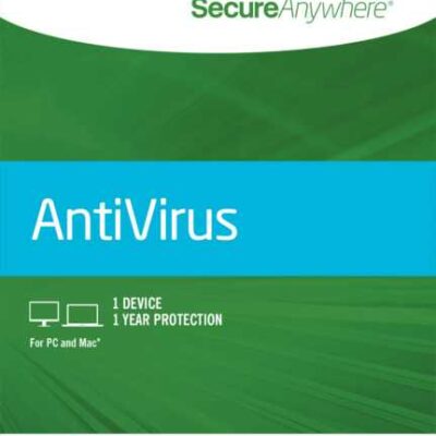 Webroot SecureAnywhere AntiVirus 1 Device 1 Device GLOBAL Key PC 1 Year